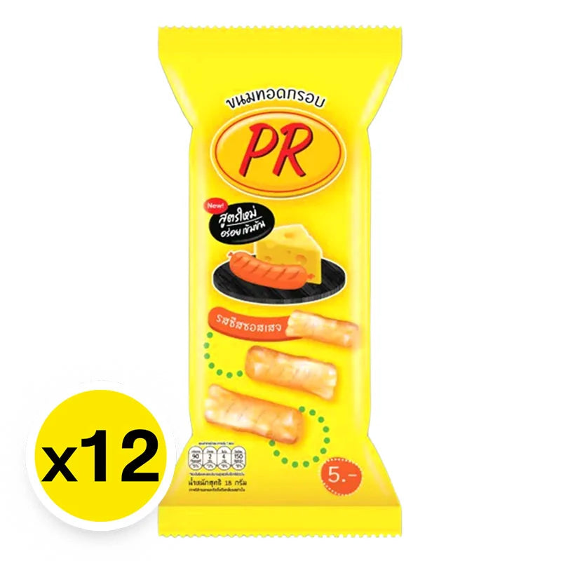PR Crispy Snack Cheese & Sausage 18g x12