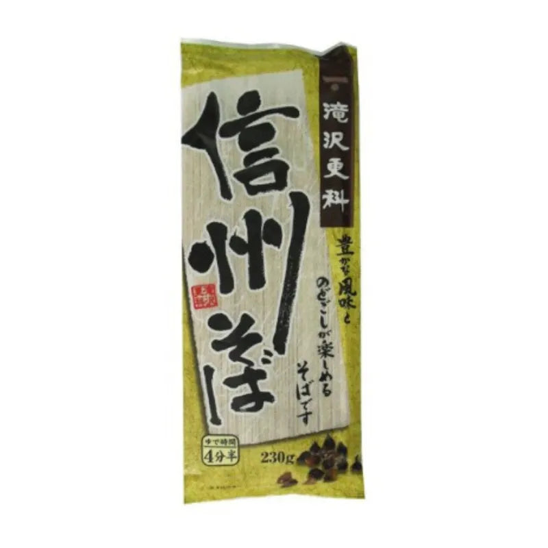 NISSHIN Soba Noodles . Takazawa Sarashima Shinshu Soba 230g