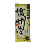 Nisshin Takazawa Sarashima Shinshu Soba dry noodles in 230g package, Japanese buckwheat soba from NISSHIN brand.