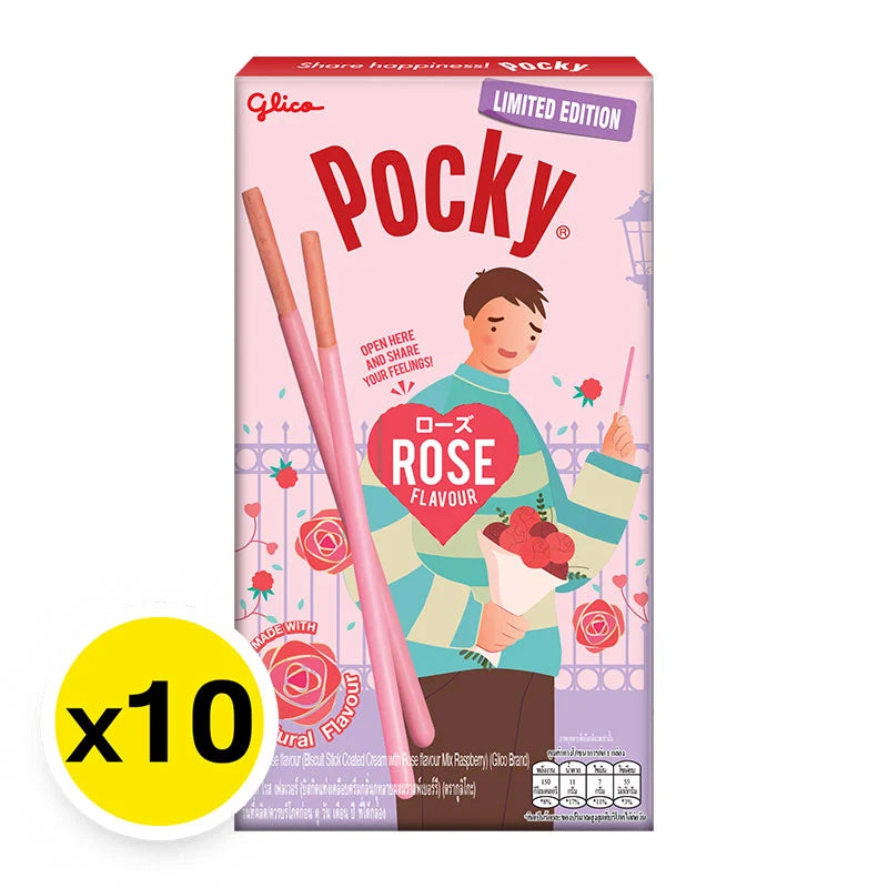 Pocky Rose Flavour 31g x10