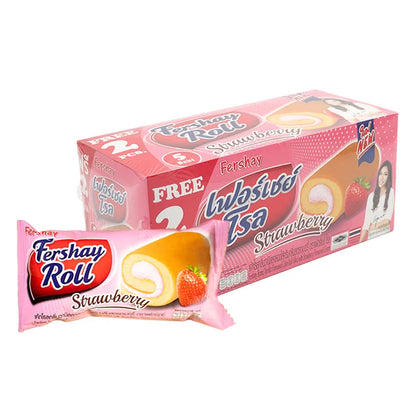 FERSHAY Cake Roll Strawberry 20g x12