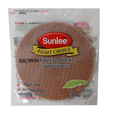 Sunlee Rice Paper Brownround