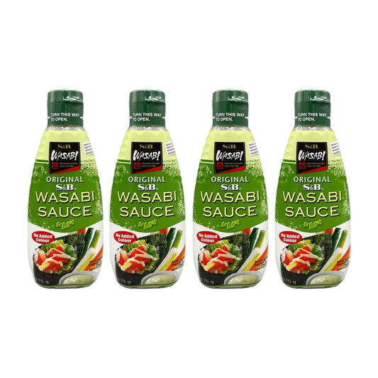 S & B Original Wasabi Sauce With Horseradish And Sunflower Oil