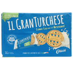 Colussi Il Granturchese biscuits, Italian confectionery snacks with a golden, crispy exterior and sweet filling, displayed in a bowl.