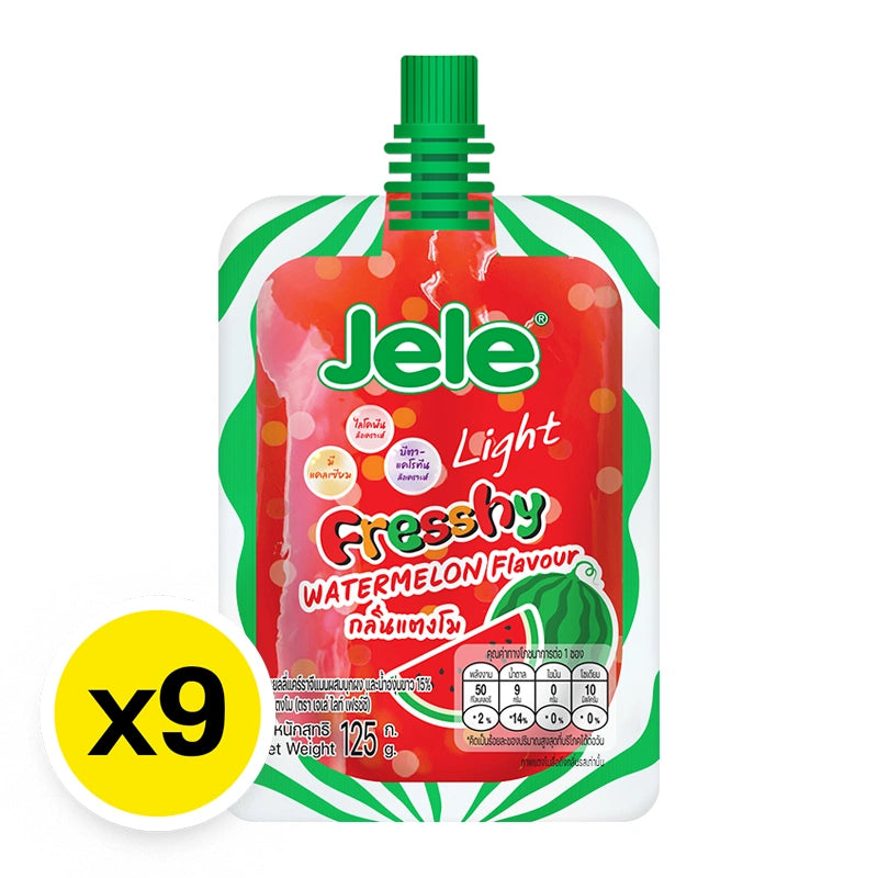 Jele Light Fresshy Watermelon 125g x9