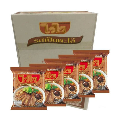 WAIWAI Instant Noodles Duck In Soy Sauce Flavor 30 Packs 60g