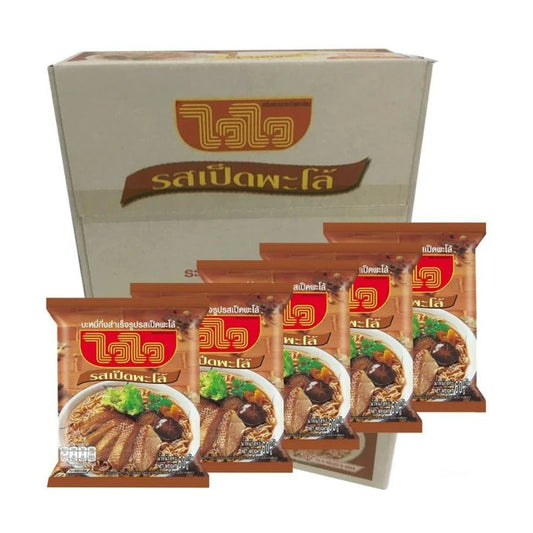 WAIWAI Instant Noodles Duck In Soy Sauce Flavor 30 Packs 60g