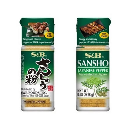 S & B Yakitori Chicken And Teriyaki Fish Bottles 8g x6