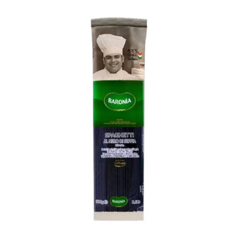 Baronia Spaghetti Nero De Seppia Pasta 500gr/bolonia Spaghetti
