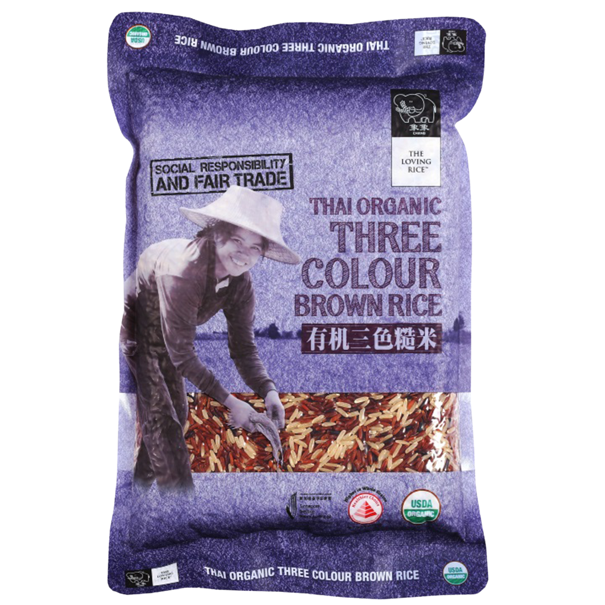 Chang Thai Organic Three Colour Brown Rice