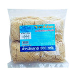 Five Dragon Yellow Noodle 500g, dry grocery package featuring vibrant yellow noodles suitable for stir-fry and Asian dishes.