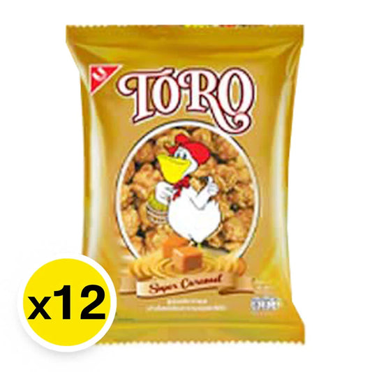 Toro Crunchy Popcorn Super Caramel Flavor 18g x12