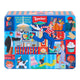 Loacker Gift Tin 185g with assorted wafer chocolates, featuring colorful packaging and the Loacker brand logo.