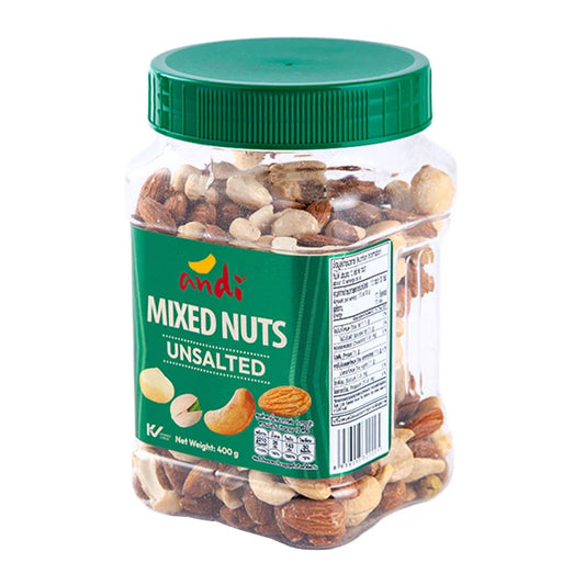 Andi Mixed Nuts Unsalted 400g