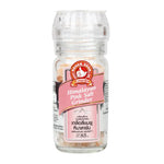 No.1 Hand Brand Himalayan Pink Salt grinder, 85g, dry grocery product with pink salt crystals in a clear grinder.