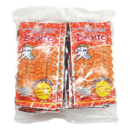 Bento Squid Seafood Snack Hot Spicy 4g x24