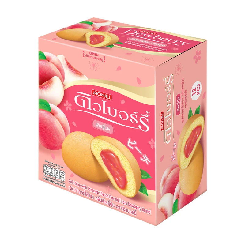 Dewberry Puff Cake Peach 15g x12