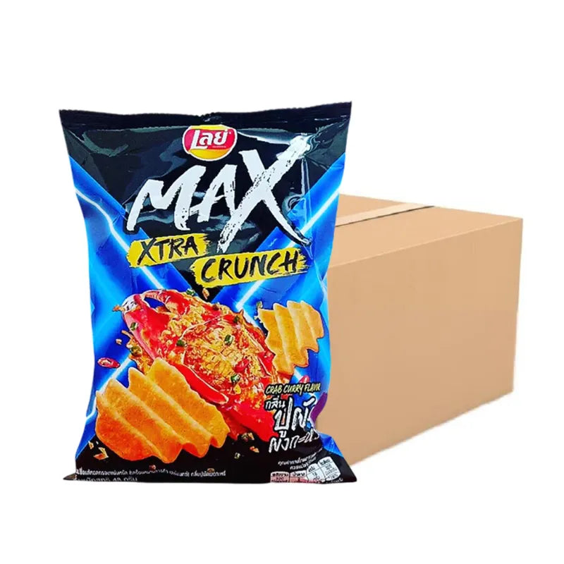 LAYS MAX CRAB CURRY CRAB STICK 40g x24