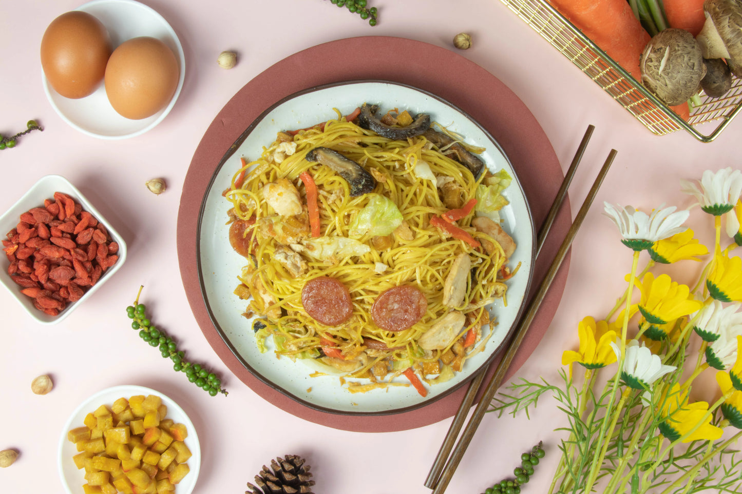 Rabbit Brand Yellow Chinese Noodles 1kg