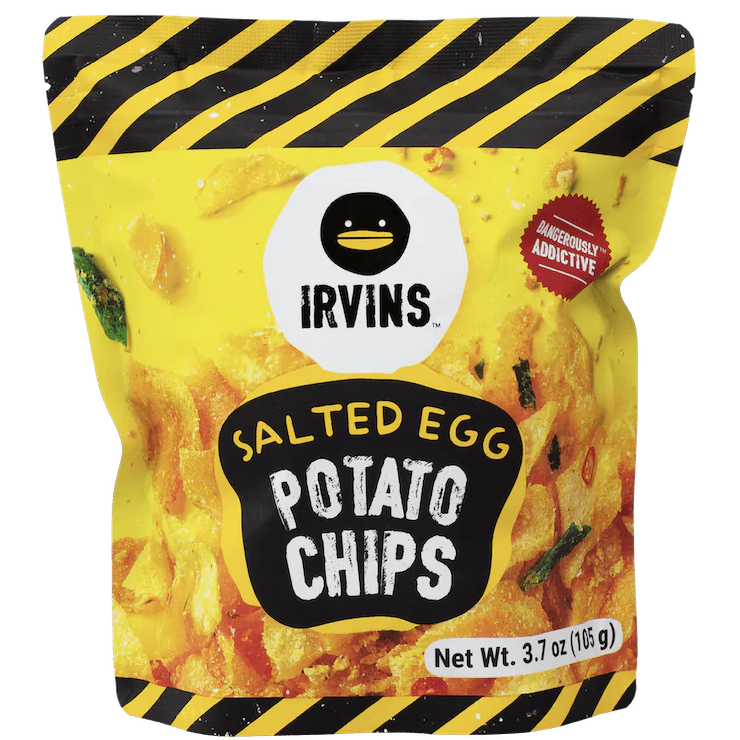 Irvins Potato Chips Salted Egg