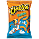 Cheetos Puffs snack bag with cheesy, crunchy Cheetos Puffs in bright orange packaging.