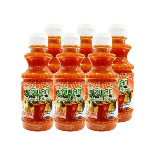 J-lek Jae Lek Suki Sauce Plastic Bottle Pack Of 6 Bottles 240g