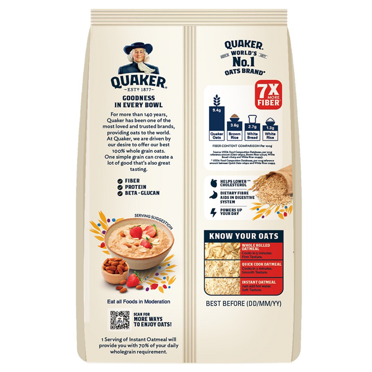 Quaker Instant Original Pouch Imp
