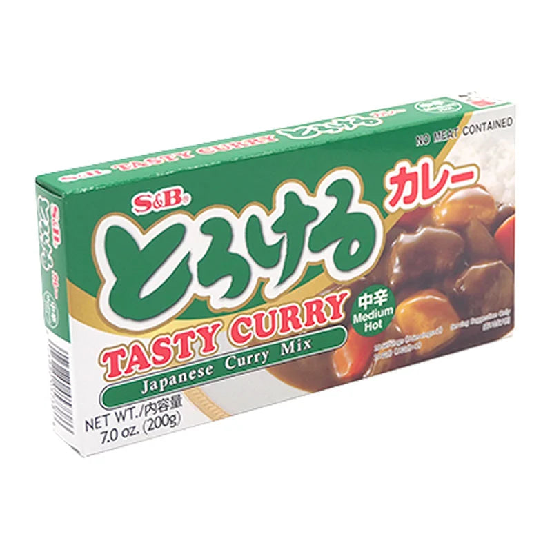 S&B Tasty Curry Japanese Mix Medium Hot 200g