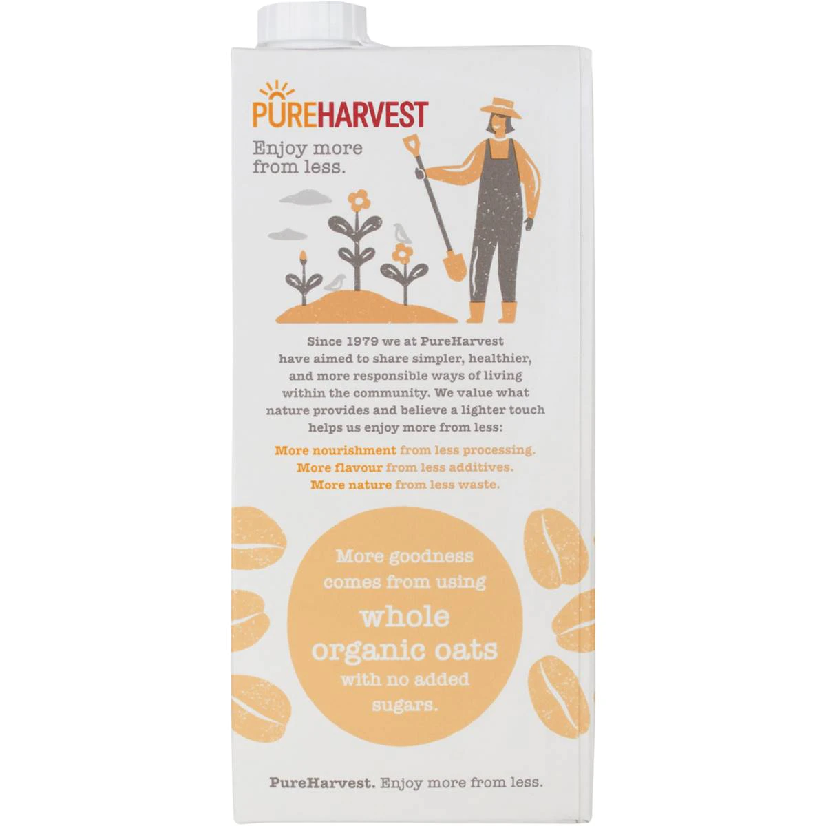 Pureharvest Oat Milk Organic Unsweetened