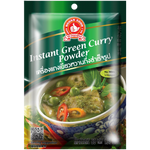 Nguan Soon Instant Green Curry Powder in a jar, ready for making flavorful green curry dishes in the grocery section.
