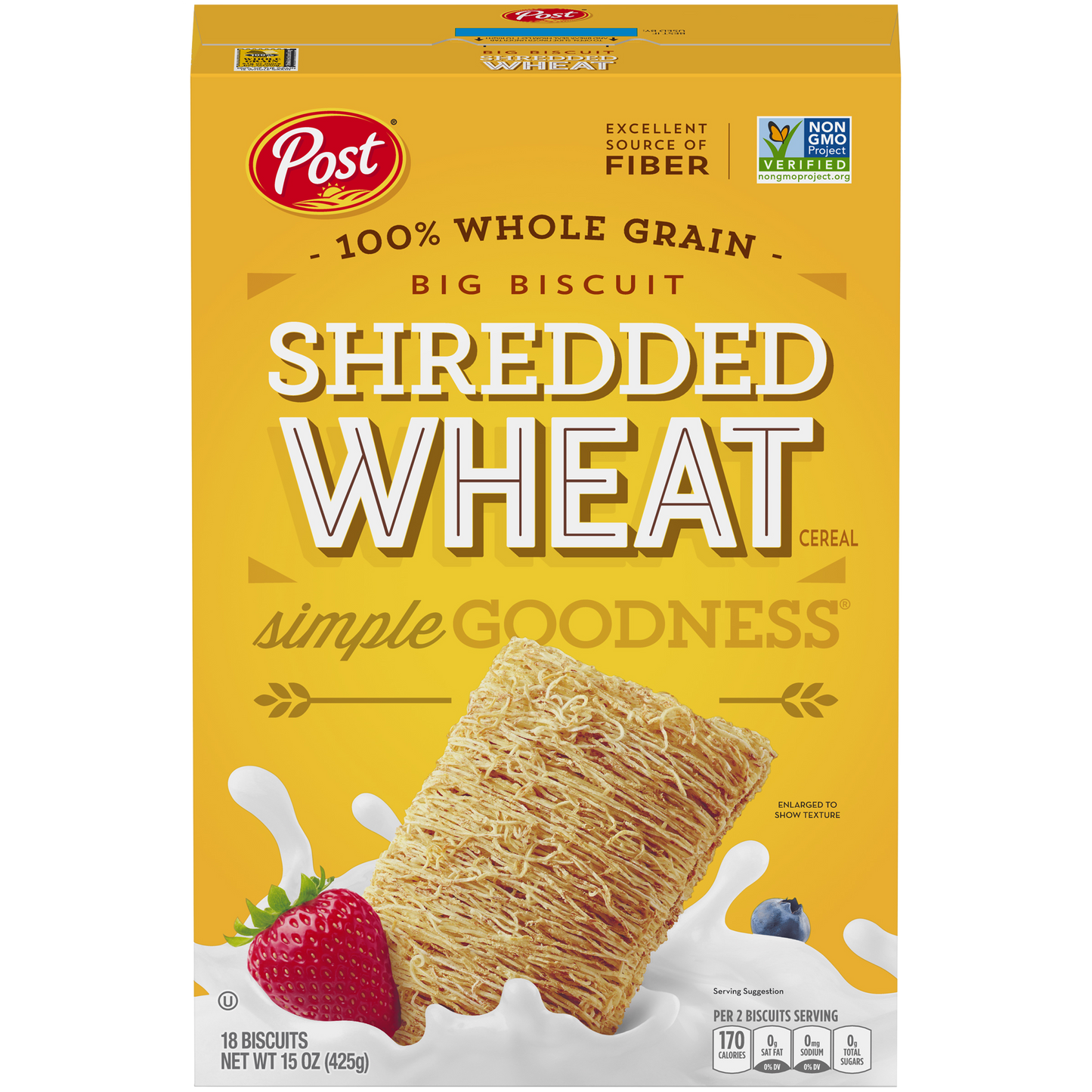Post Shredded Wheat Big Biscuit Cereal