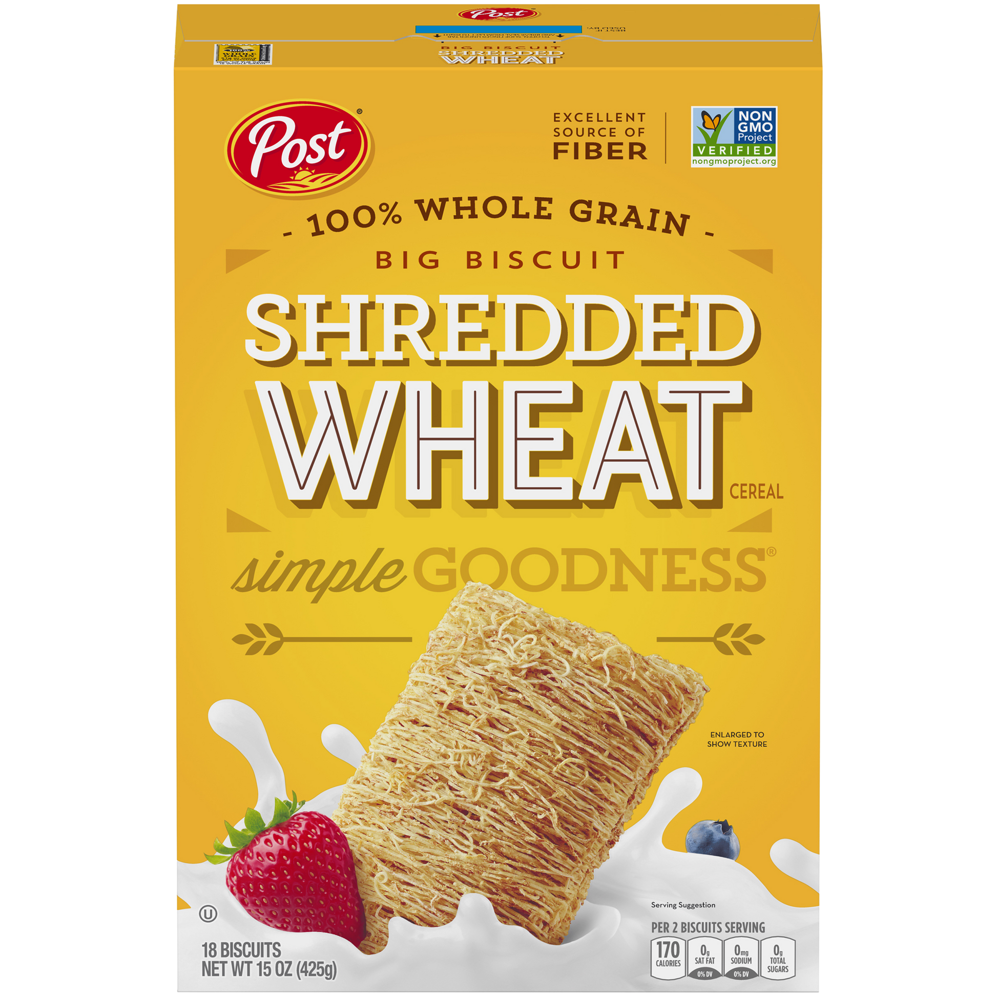 Post Shredded Wheat Big Biscuit Cereal