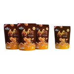 Nezline almond, pistachio, and cashew nut snack mix in a clear container, showcasing colorful chopped nuts for confectionery snacking.