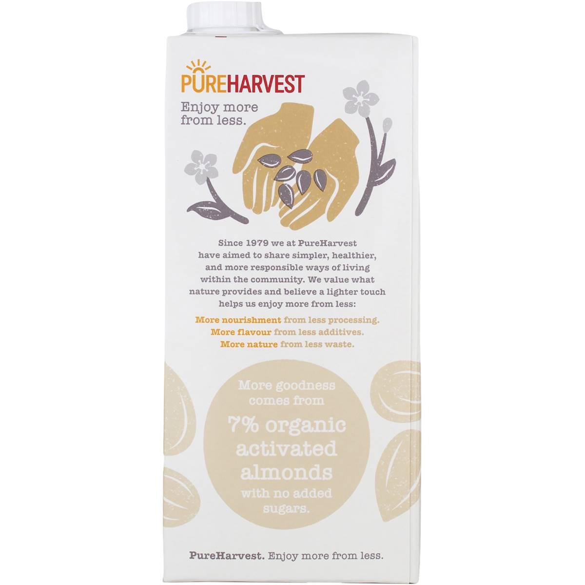 Pureharvest Organic Unsweetened Almond Milk