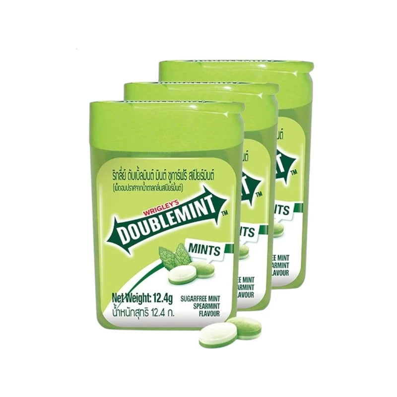 Doublemint Candy Peppermint Flavor 12.4g x3