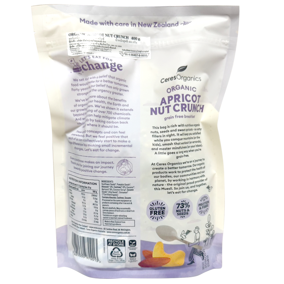 Ceres Organics Apricot Nut Crunch