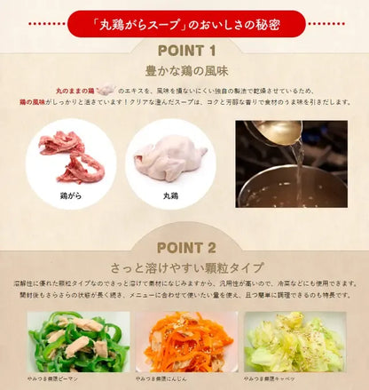 Ajinomoto Marudori Gara Soup Stock Granulated Whole Chicken Bone