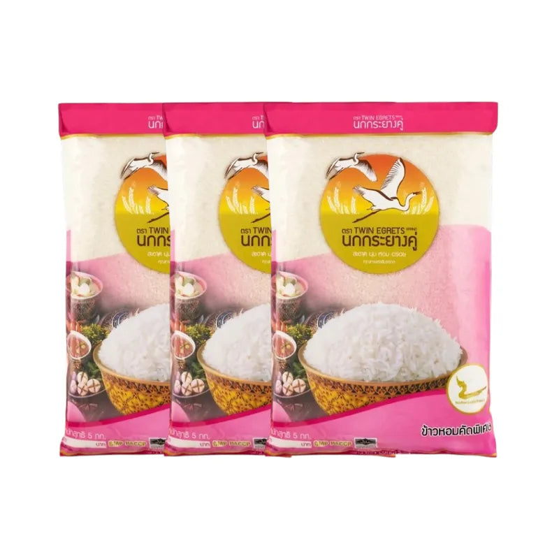 Nokkrayangkoo Double Egret Specially Selected Fragrant Rice Soft