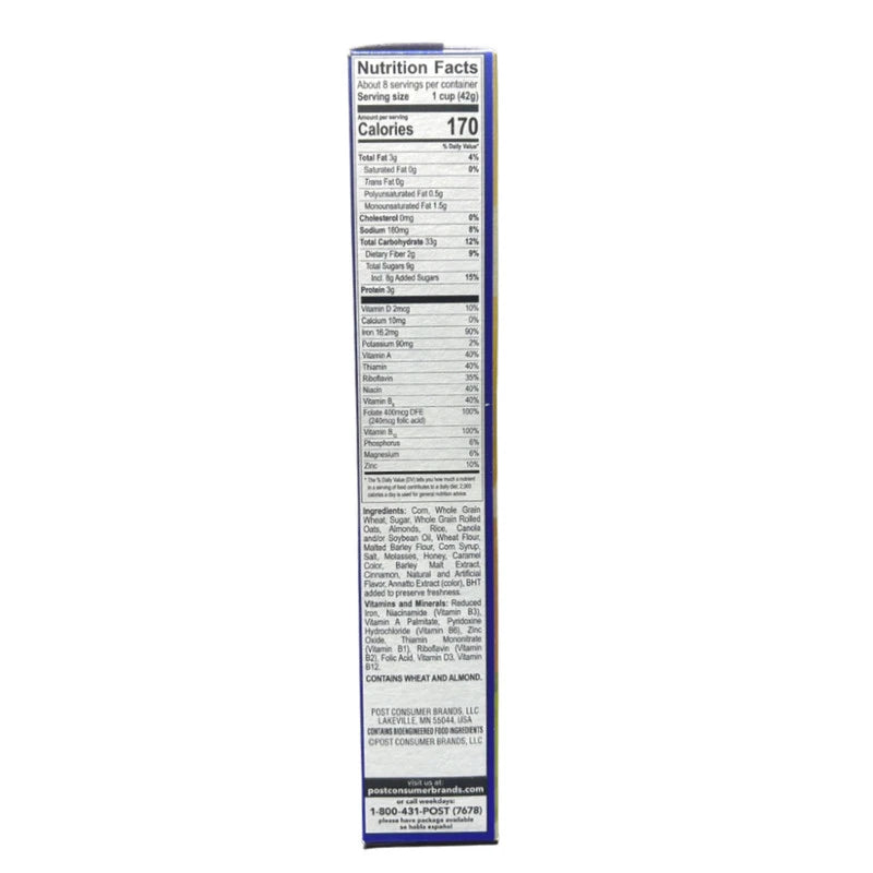 Post Honey Bunches Of Oat With Almond 340g