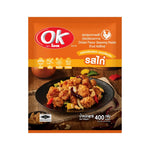 OK Chicken Seasoning Powder 400g in a clear container, ready to enhance flavors in cooking, part of dry grocery products.