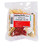 Makro Mixed Chinese Herbal Soup Set 100g dry grocery with assorted herbal ingredients in clear packaging.