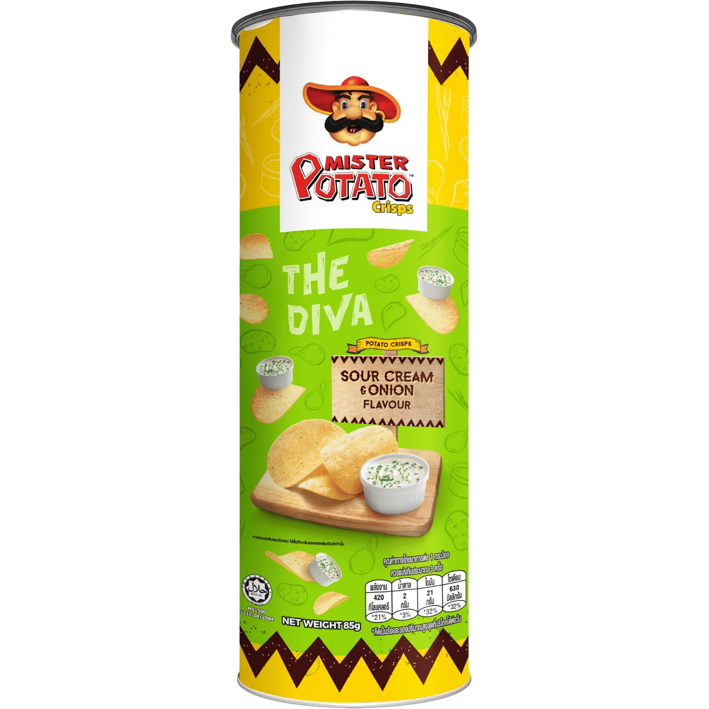 Mister Potato Potato Crisps Sour Cream Onion