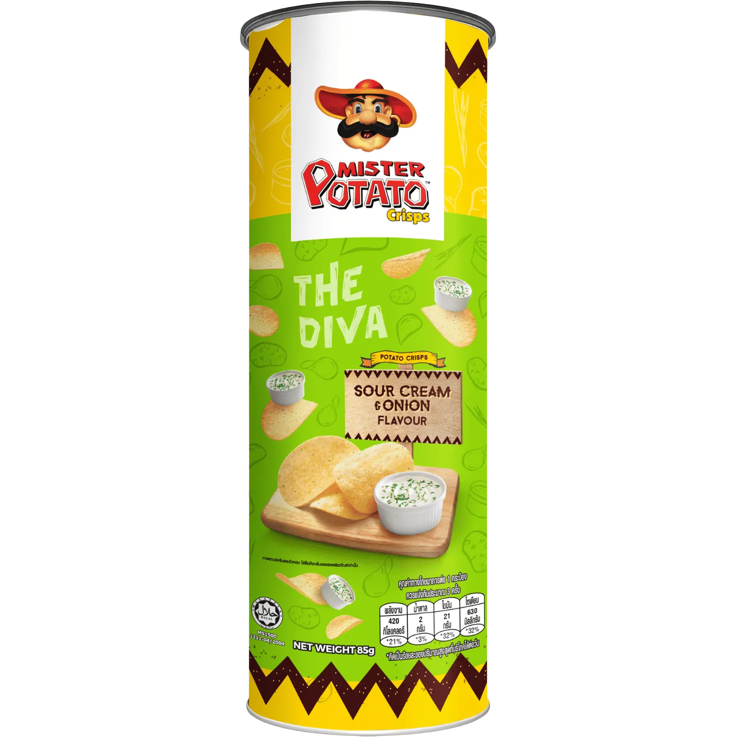 Mister Potato Potato Crisps Sour Cream Onion