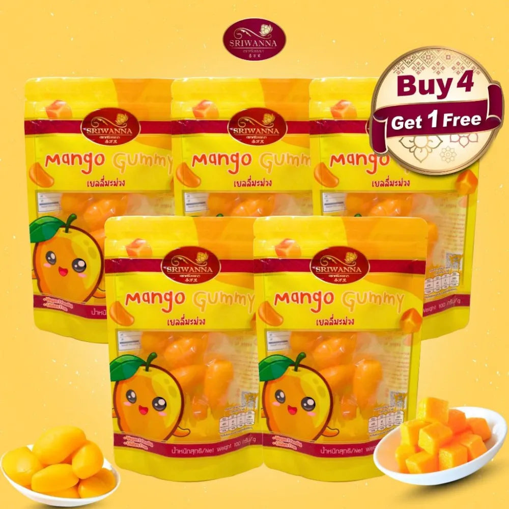 Sriwanna Mango Jelly 100g x5