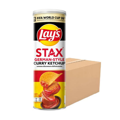 LAYS STAX GERMAN CURRY KETCHUP 97g x16