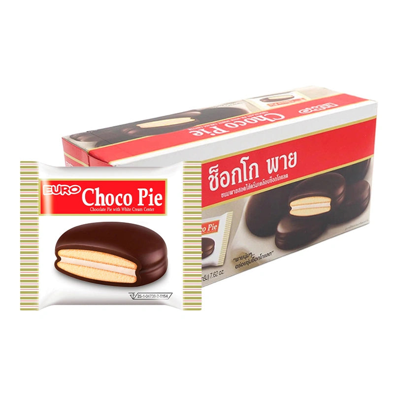 Euro Chocopie Chocolate Center 18 g x 12