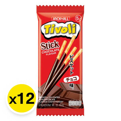 Tivoli Biscuit Stick Coated With Chocolate 20g