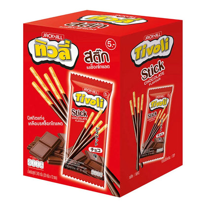 Tivoli Biscuit Stick Coated With Chocolate 20g