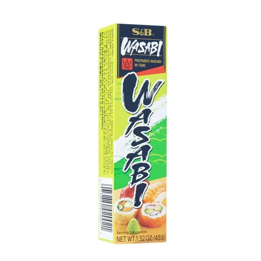 S & B Neri Wasabi In Tube 43g x10 pieces