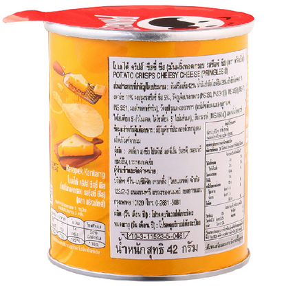 Pringles Potato Crisps Cheesy Cheese Flavor